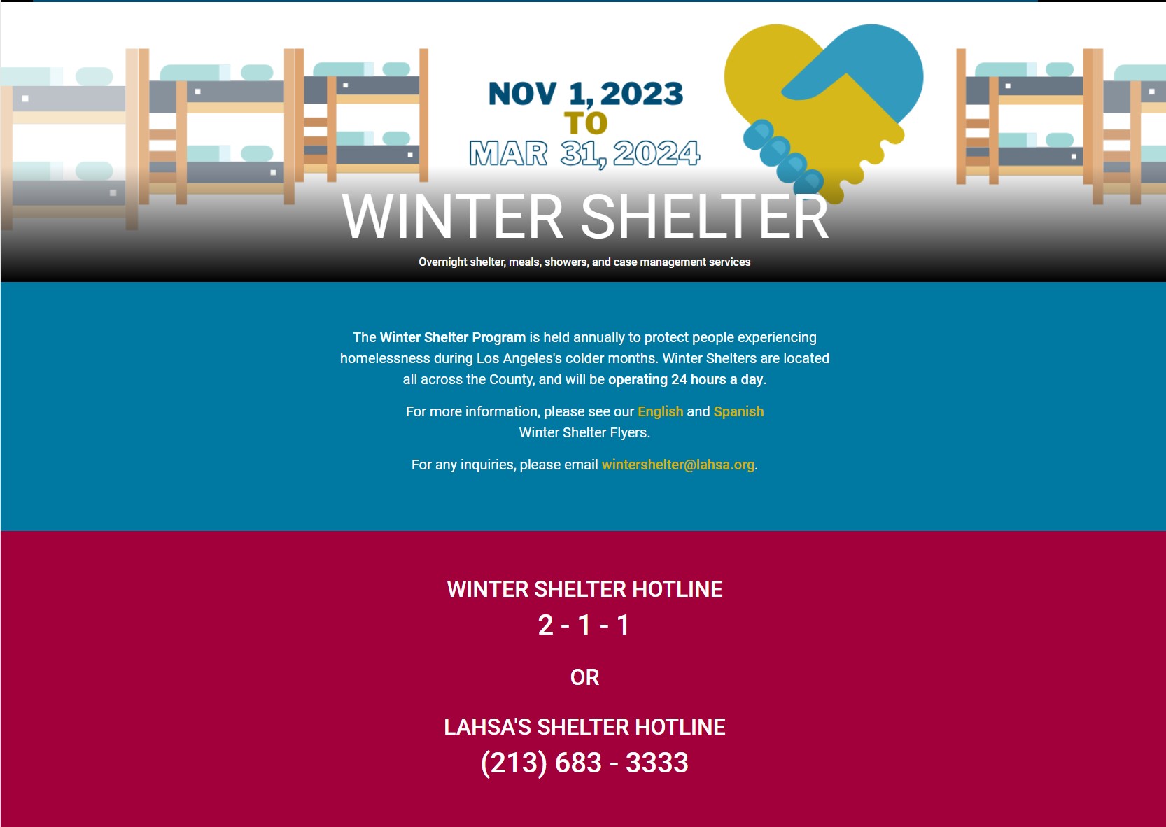 Shelter in a Storm - LA County Homeless Services & Housing
