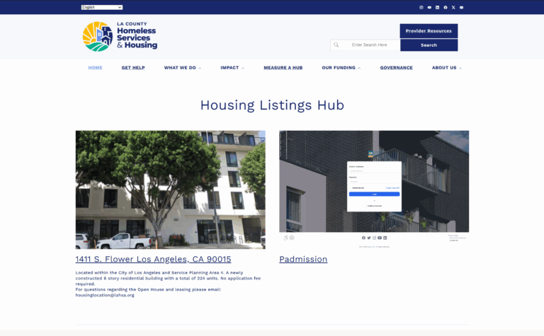 Provider Resources (Info Center) - LA County Homeless Services & Housing